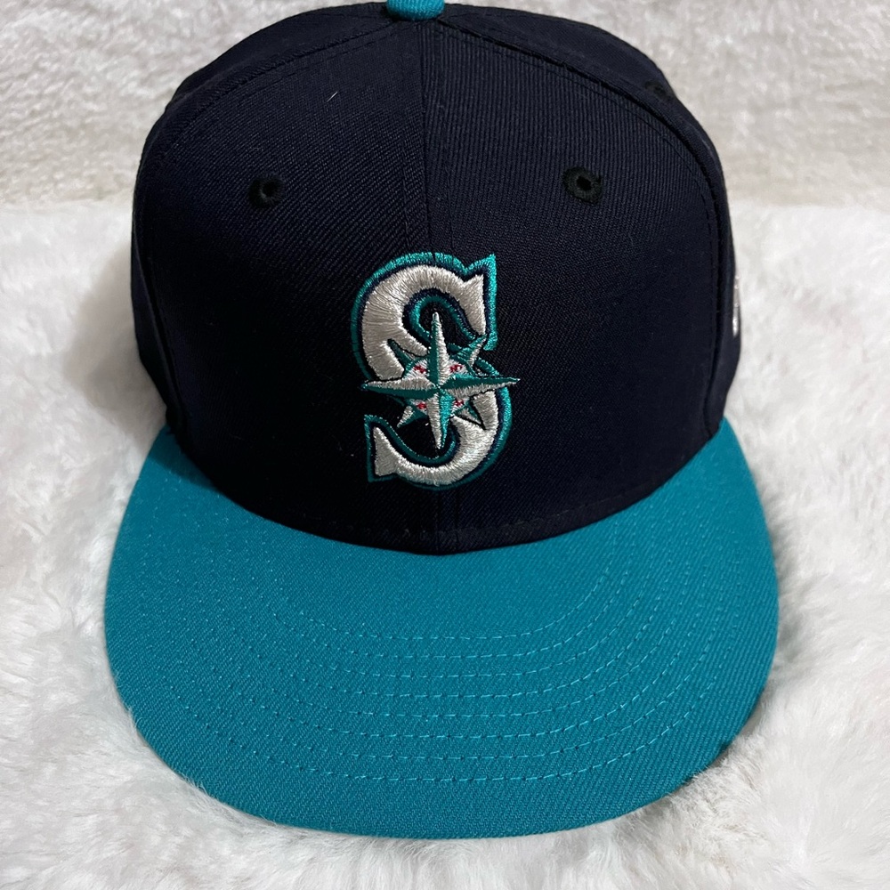 New Era 5950 Seattle
Mariners Baseball Cap Hat 7
3/8 Made In The USA